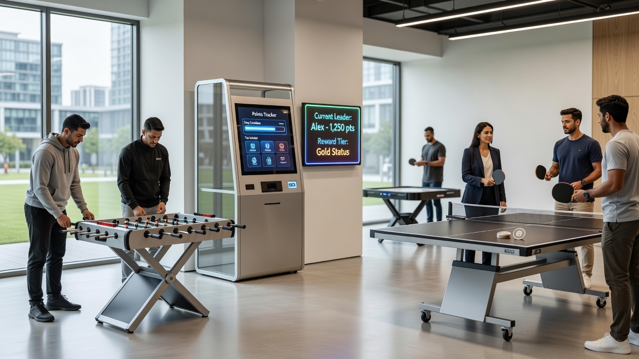 Integration von Belohnungen über mobile Geräte während paralleler Sport- und Tischspiele in lizenzierten Umgebungen