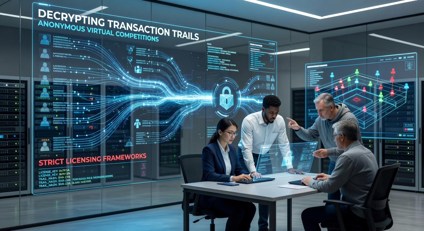 Analyse von Transaktionsdaten in regulierten virtuellen Plattformen