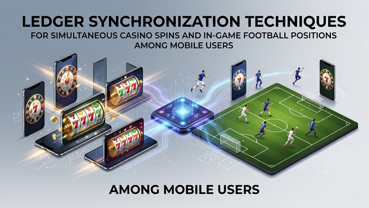 Technische Darstellung der Ledger-Synchronisation bei mobilen Casino- und Sportwetten-Szenarien