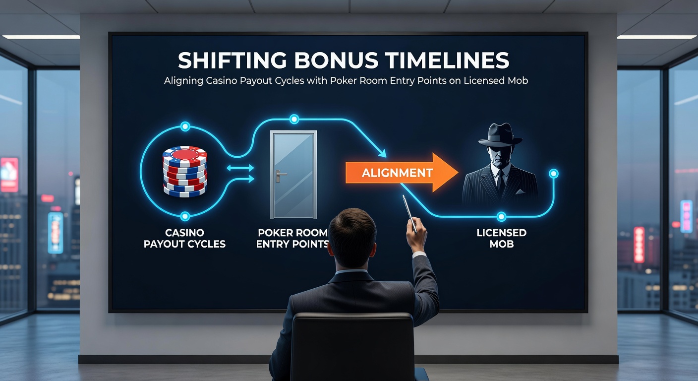 Schnittstelle einer Poker-App mit integrierten Casino-Bonus-Zyklen auf einem mobilen Gerät